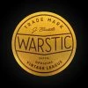 Warstic VINTAGE LEAGUE (BLACK/GOLD) STICKER -Hot Sale Protective Gear Shop Decal GoldBadge