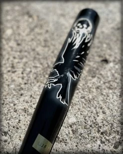 Warstic Sports, Inc "NIGHTMARE ON MAPLE STREET" WSKP11 WOOD BAT -Hot Sale Protective Gear Shop Fungo Skeleton RavenSide1 d66fde2d ffa9 4d9d aeeb 00a3a9ca3ba1