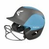 Easton Ghost Matte Two-Tone Batting Helmet With Integrated Facemask -Hot Sale Protective Gear Shop GHOSTMATTETWO TONE CAROLINABLUECHARCOAL x700