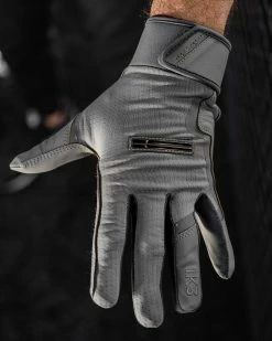Warstic Sports, Inc IK3 PRO BATTING GLOVES "GRAY" -Hot Sale Protective Gear Shop GrayBackofHand InCage copy2