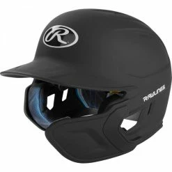 Rawlings Mach Matte Batting Helmet With Extension Flap: MACHEX