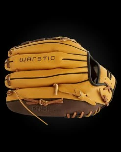 Warstic PRO STANDARD SERIES PITCHER'S GLOVE - BIGHORN STYLE -Hot Sale Protective Gear Shop PROSTDP TAN 12 SIDE2