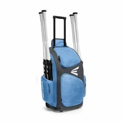 Easton Traveler Stand-Up Wheeled Bag: A159901 -Hot Sale Protective Gear Shop Traveler Stand Up Wheeled A159901 Charcoal Carolina Blue x700