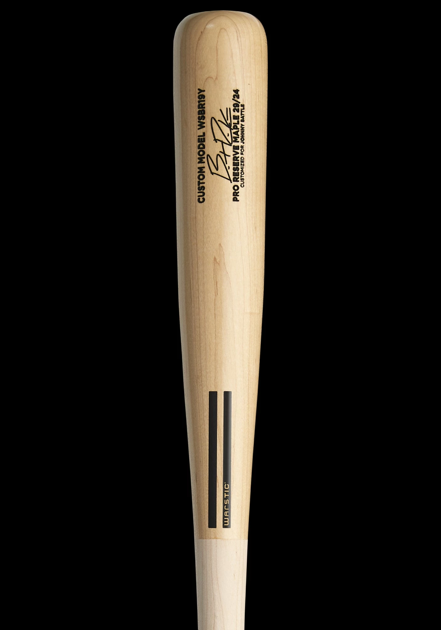Warstic Sports, Inc Brent Rooker WSBR19Y YOUTH CUSTOMIZABLE PRO SIGNATURE WOOD BAT - Image 3
