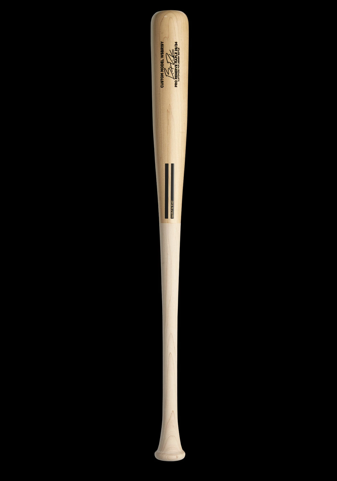 Warstic Sports, Inc Brent Rooker WSBR19Y YOUTH CUSTOMIZABLE PRO SIGNATURE WOOD BAT - Image 2