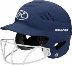 Rawlings Highlighter Fastpitch Helmet / Mask Matte: RCFHLFGM -Hot Sale Protective Gear Shop rcfhlfgn 1 1 x700