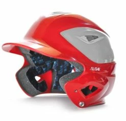 All-Star OSFM S7 Batting Helmet 2 Tone// RED/SILVER