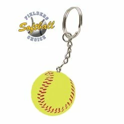 Softball Keyring