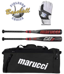 Marucci BBCOR Players Bundle // Marucci CAT9 Connect + Bag + Batting Gloves