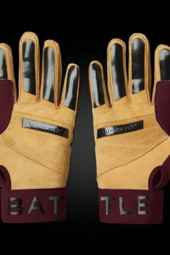 Warstic Sports, Inc WORKMAN3 BATTING GLOVES "MAROON" -Hot Sale Protective Gear Shop warstic baseball battinggloves workman3 maroon 2