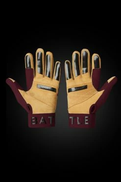 Warstic Sports, Inc WORKMAN3 BATTING GLOVES "MAROON" -Hot Sale Protective Gear Shop warstic baseball battinggloves workman3 maroon 3