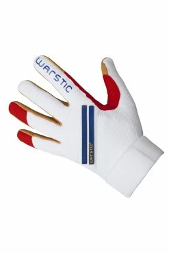 Warstic Sports, Inc WORKMAN3 BATTING GLOVES "USA" -Hot Sale Protective Gear Shop warstic baseball battinggloves workman3 usa white